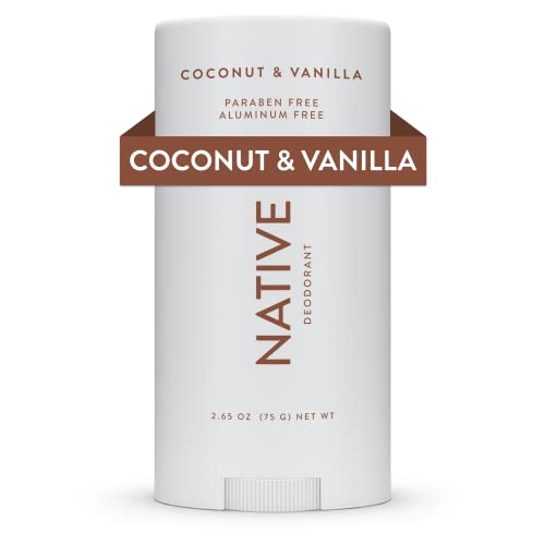 Native Deodorant Contains Naturally Derived Ingredients | Deodorant for Women and Men, Aluminum Free with Baking Soda, Probiotics, Coconut Oil and Shea Butter | Coconut & Vanilla