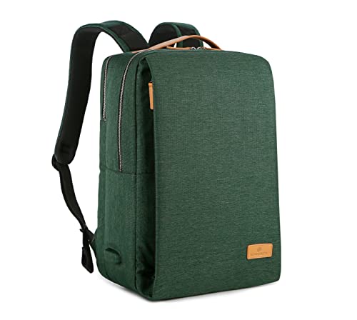 Nordace Siena Smart Backpack with USB Charging - 15.6 Inch Laptop Backpack, 19L Daily Backpack for Travel, Everyday, or Work (Dark Green)