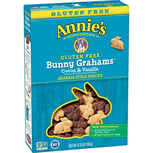 Annie's Gluten Free Cocoa & Vanilla Bunny Cookies, 6.75 oz